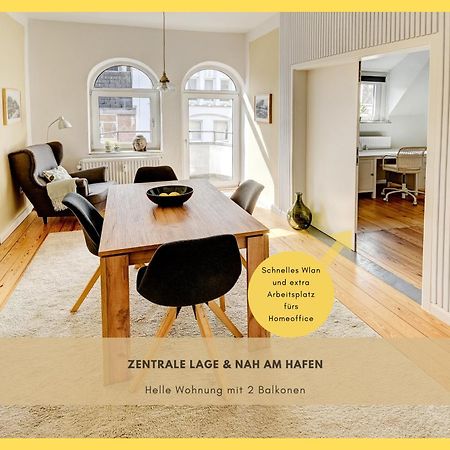 Mittendrin - Apartment Mit 2 Balkonen Sehr Zentral Flensburg Ngoại thất bức ảnh